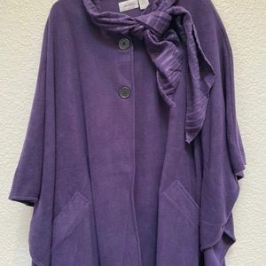 Cape Wrap Purple w/Pockets